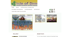 Desktop Screenshot of circleofdivineastrology.com